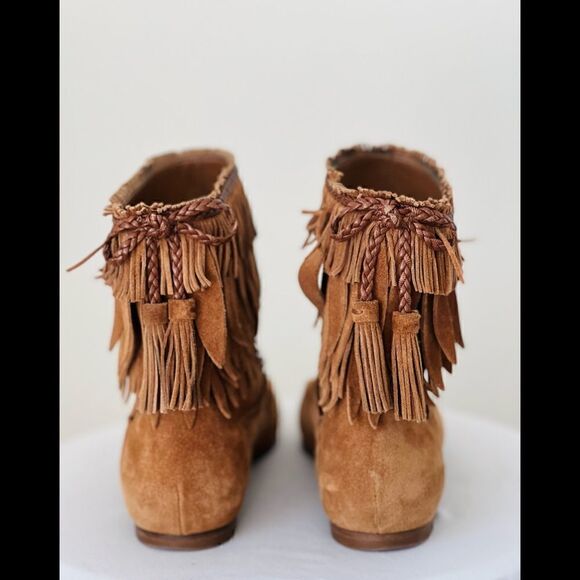 Aquazzura Tiger Lily Booties, Cognac-RETAILS FOR $840!!! Great price! - Picture 5 of 9